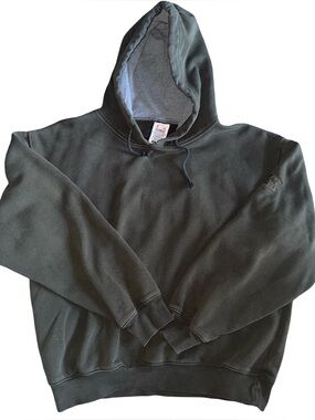 Vintage Sorel Sweatshirt Pullover Hoodie in Olive Green Mens Size Medium